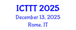 International Conference on Telecare, Telehealth and Telemedicine (ICTTT) December 13, 2025 - Rome, Italy