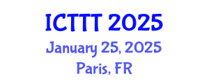 International Conference on Telecare, Telehealth and Telemedicine (ICTTT) January 25, 2025 - Paris, France