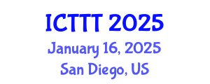 International Conference on Telecare, Telehealth and Telemedicine (ICTTT) January 16, 2025 - San Diego, United States