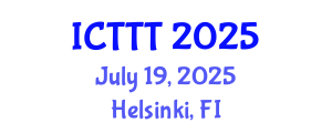 International Conference on Telecare, Telehealth and Telemedicine (ICTTT) July 19, 2025 - Helsinki, Finland