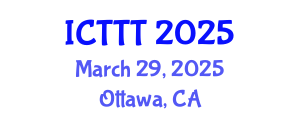 International Conference on Telecare, Telehealth and Telemedicine (ICTTT) March 29, 2025 - Ottawa, Canada