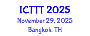 International Conference on Telecare, Telehealth and Telemedicine (ICTTT) November 29, 2025 - Bangkok, Thailand