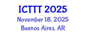 International Conference on Telecare, Telehealth and Telemedicine (ICTTT) November 18, 2025 - Buenos Aires, Argentina