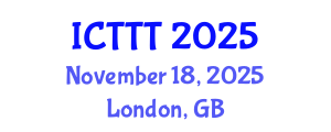 International Conference on Telecare, Telehealth and Telemedicine (ICTTT) November 18, 2025 - London, United Kingdom