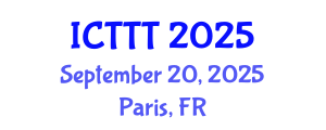 International Conference on Telecare, Telehealth and Telemedicine (ICTTT) September 20, 2025 - Paris, France
