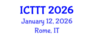 International Conference on Telecare, Telehealth and Telemedicine (ICTTT) January 12, 2026 - Rome, Italy International Conference on Telecare, Telehealth and Telemedicine (ICTTT) January 12, 2026 - Rome, Italy