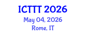 International Conference on Telecare, Telehealth and Telemedicine (ICTTT) May 04, 2026 - Rome, Italy International Conference on Telecare, Telehealth and Telemedicine (ICTTT) May 04, 2026 - Rome, Italy