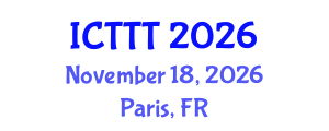 International Conference on Telecare, Telehealth and Telemedicine (ICTTT) November 18, 2026 - Paris, France International Conference on Telecare, Telehealth and Telemedicine (ICTTT) November 18, 2026 - Paris, France
