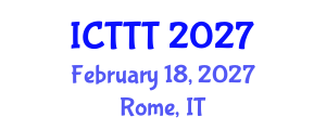 International Conference on Telecare, Telehealth and Telemedicine (ICTTT) February 18, 2027 - Rome, Italy International Conference on Telecare, Telehealth and Telemedicine (ICTTT) February 18, 2027 - Rome, Italy
