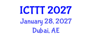 International Conference on Telecare, Telehealth and Telemedicine (ICTTT) January 28, 2027 - Dubai, United Arab Emirates International Conference on Telecare, Telehealth and Telemedicine (ICTTT) January 28, 2027 - Dubai, United Arab Emirates