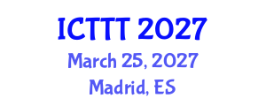International Conference on Telecare, Telehealth and Telemedicine (ICTTT) March 25, 2027 - Madrid, Spain