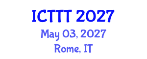 International Conference on Telecare, Telehealth and Telemedicine (ICTTT) May 03, 2027 - Rome, Italy International Conference on Telecare, Telehealth and Telemedicine (ICTTT) May 03, 2027 - Rome, Italy