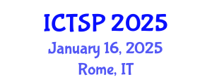 International Conference on Telecommunications and Signal Processing (ICTSP) January 16, 2025 - Rome, Italy