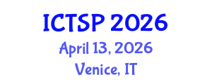 International Conference on Telecommunications and Signal Processing (ICTSP) April 13, 2026 - Venice, Italy International Conference on Telecommunications and Signal Processing (ICTSP) April 13, 2026 - Venice, Italy