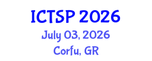 International Conference on Telecommunications and Signal Processing (ICTSP) July 03, 2026 - Corfu, Greece International Conference on Telecommunications and Signal Processing (ICTSP) July 03, 2026 - Corfu, Greece