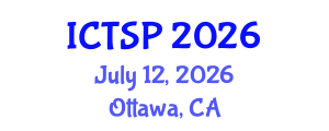 International Conference on Telecommunications and Signal Processing (ICTSP) July 12, 2026 - Ottawa, Canada International Conference on Telecommunications and Signal Processing (ICTSP) July 12, 2026 - Ottawa, Canada