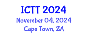 International Conference on Telehealth and Telemedicine (ICTT) November 04, 2024 - Cape Town, South Africa