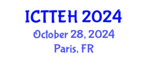 International Conference on Telehealth, Telemedicine and e-Health (ICTTEH) October 28, 2024 - Paris, France