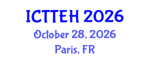 International Conference on Telehealth, Telemedicine and e-Health (ICTTEH) October 28, 2026 - Paris, France