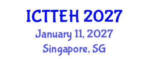 International Conference on Telehealth, Telemedicine and e-Health (ICTTEH) January 11, 2027 - Singapore, Singapore International Conference on Telehealth, Telemedicine and e-Health (ICTTEH) January 11, 2027 - Singapore, Singapore