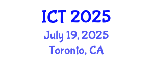 International Conference on Telemedicine (ICT) July 19, 2025 - Toronto, Canada