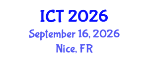 International Conference on Telemedicine (ICT) September 16, 2026 - Nice, France International Conference on Telemedicine (ICT) September 16, 2026 - Nice, France