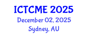 International Conference on Textile Composites, Materials and Engineering (ICTCME) December 02, 2025 - Sydney, Australia