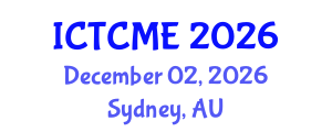 International Conference on Textile Composites, Materials and Engineering (ICTCME) December 02, 2026 - Sydney, Australia International Conference on Textile Composites, Materials and Engineering (ICTCME) December 02, 2026 - Sydney, Australia