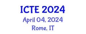 International Conference on Textile Engineering (ICTE) April 04, 2024 - Rome, Italy