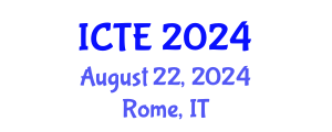 International Conference on Textile Engineering (ICTE) August 22, 2024 - Rome, Italy