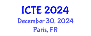 International Conference on Textile Engineering (ICTE) December 30, 2024 - Paris, France