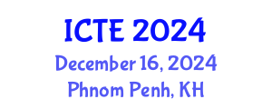 International Conference on Textile Engineering (ICTE) December 16, 2024 - Phnom Penh, Cambodia