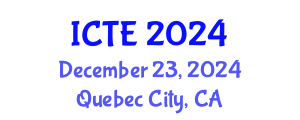 International Conference on Textile Engineering (ICTE) December 23, 2024 - Quebec City, Canada