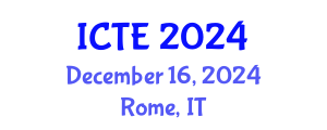 International Conference on Textile Engineering (ICTE) December 16, 2024 - Rome, Italy