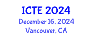 International Conference on Textile Engineering (ICTE) December 16, 2024 - Vancouver, Canada