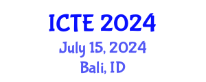 International Conference on Textile Engineering (ICTE) July 15, 2024 - Bali, Indonesia
