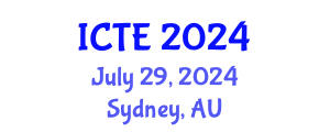 International Conference on Textile Engineering (ICTE) July 29, 2024 - Sydney, Australia