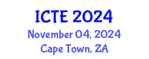 International Conference on Textile Engineering (ICTE) November 04, 2024 - Cape Town, South Africa