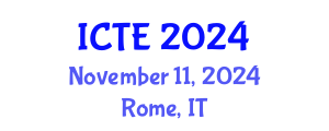 International Conference on Textile Engineering (ICTE) November 11, 2024 - Rome, Italy