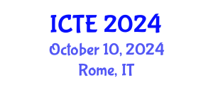 International Conference on Textile Engineering (ICTE) October 10, 2024 - Rome, Italy