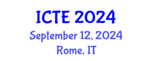 International Conference on Textile Engineering (ICTE) September 12, 2024 - Rome, Italy