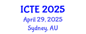 International Conference on Textile Engineering (ICTE) April 29, 2025 - Sydney, Australia