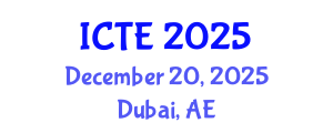 International Conference on Textile Engineering (ICTE) December 20, 2025 - Dubai, United Arab Emirates