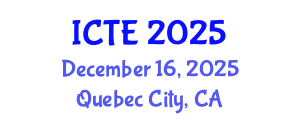 International Conference on Textile Engineering (ICTE) December 16, 2025 - Quebec City, Canada