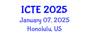 International Conference on Textile Engineering (ICTE) January 07, 2025 - Honolulu, United States