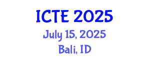 International Conference on Textile Engineering (ICTE) July 15, 2025 - Bali, Indonesia