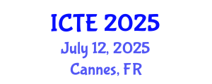 International Conference on Textile Engineering (ICTE) July 12, 2025 - Cannes, France