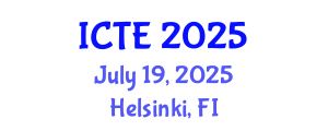 International Conference on Textile Engineering (ICTE) July 19, 2025 - Helsinki, Finland