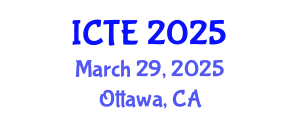 International Conference on Textile Engineering (ICTE) March 29, 2025 - Ottawa, Canada