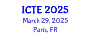 International Conference on Textile Engineering (ICTE) March 29, 2025 - Paris, France